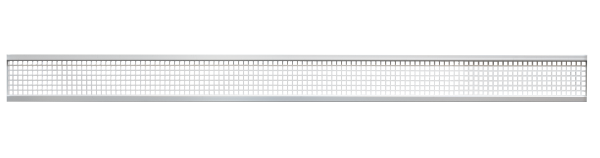Dekorelement Steckzaun NORA - Waffel - Silber