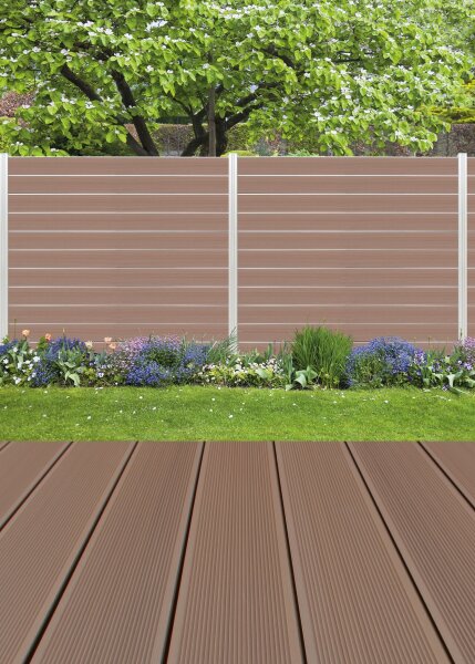 Terrassendiele LUNA 14,5x2x300cm - Braun