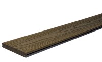 Terrassendiele THOR - Teak/Grau - 14,3x2x400cm