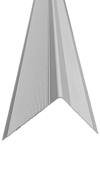 Aluminium Abschlussprofil Silber 3x4x400cm