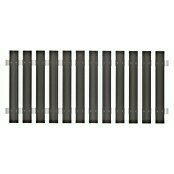 Daria Vorgartenzaun Set 0,80mx1,80m inkl.1x Pfosten 69x69x900mm 1xPfostenhalter,1x Halterung 4er-Set
