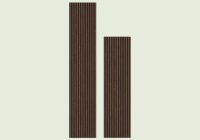 Akustik-Paneele Smoked Oak 2,2x60,5x300cm