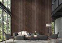 FibroTech Akustik-Paneele PROFF, Walnut 2,2x60,5x300cm