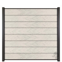 Steckzaun MONA ca.180x174cm Bi Color/Anthrazit