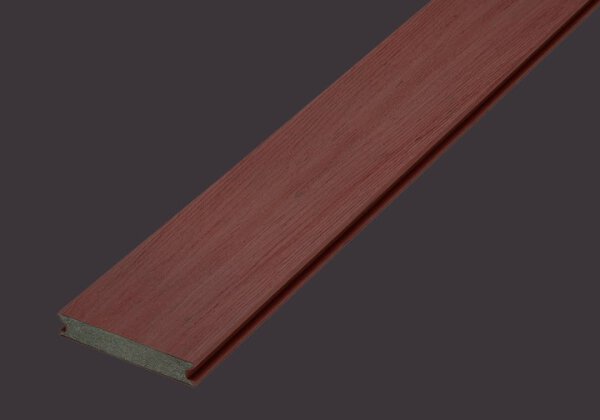 Terrassendiele Profi Piazza ca. 14x2,5x400cm Pro Red Padouk