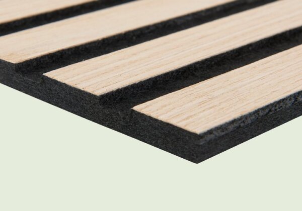 FibroTech Akustik-Paneele LIGHT, Light Oak 9x60,5x250cm