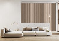 FibroTech Akustik-Paneele LIGHT, Light Oak 0,9x60,5x250cm