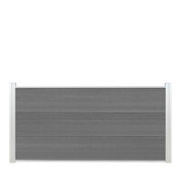 Steckzaun NORA XL - Grau Halbhoch ca.180x90cm