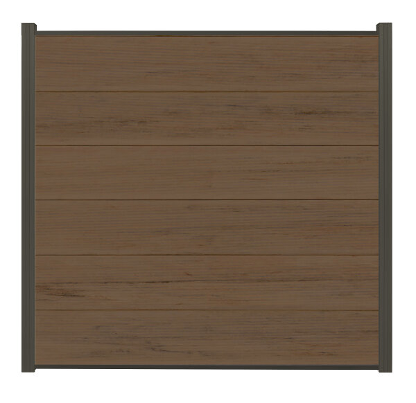 Steckzaun NORA XL - Teak ca. 180x173cm