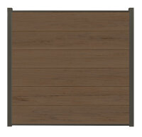 Steckzaun NORA XL - Teak ca. 180x173cm