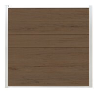 Steckzaun NORA XL - Teak ca. 180x173cm