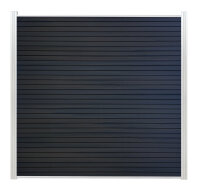 Steckzaun RHOMBA - Anthrazit Halbbreit ca. 90x173cm