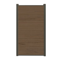 Steckzaun NORA XL - Teak Halbbreit ca.90x173cm