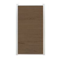 Steckzaun NORA XL - Teak Halbbreit ca.90x173cm