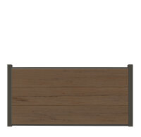 Steckzaun NORA XL - Teak Halbhoch ca.180x90cm
