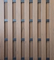 Lamellenzaun EASYLINE Braun/Anthrazit