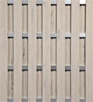 Lamellenzaun EASYLINE Bi-Color/Silber