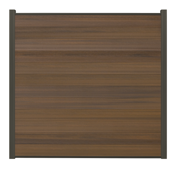 Steckzaun NORA - Teak ca. 180x173cm