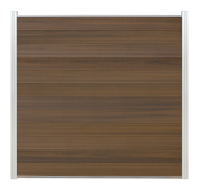 Steckzaun NORA - Teak ca. 180x173cm