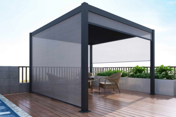 Sicht/Sonnenschutz f&uuml;r Pergola ca. 3m