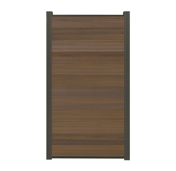 Steckzaun NORA - Teak Halbbreit ca.90x173cm