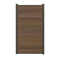 Steckzaun NORA - Teak Halbbreit ca.90x173cm