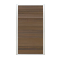 Steckzaun NORA - Teak Halbbreit ca.90x173cm