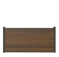 Steckzaun NORA - Teak Halbhoch ca.180x90cm