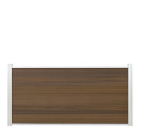 Steckzaun NORA - Teak Halbhoch ca.180x90cm