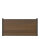Steckzaun NORA - Teak Halbhoch ca.180x90cm