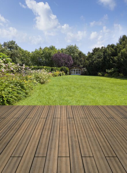 Terrassendiele Bambus White Oak, glatt/franz&ouml;sisch...