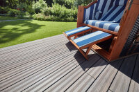 Terrassendiele Bambus White Oak, glatt/französisch 20x140x1870 mm