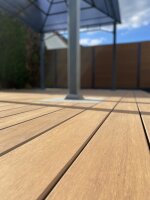 Terrassendiele Bambus PRIMAVERDE - White Oak 45 m² - Komplett-Set