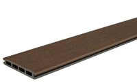 Terrassendiele EMMA, 14x2,5x400cm, Hohlkammer, Wendediele, Co-ex, Grau/Braun