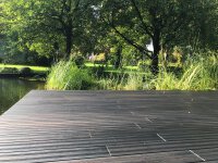 Terrassendiele Bambus Espresso, glatt/franz&ouml;sisch...