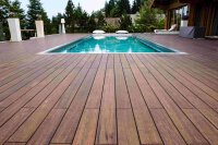 Terrassendiele Bambus Espresso, glatt/französisch 20x140x1870 mm