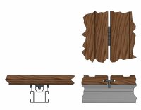 Clip Montagset f&uuml;r Aluminium Unterkonstruktion 100 Stk.