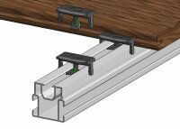 Clip Montagset für Aluminium Unterkonstruktion 100 Stk.