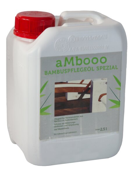 Bambus Pflegeöl Coffee 2,5 ltr.