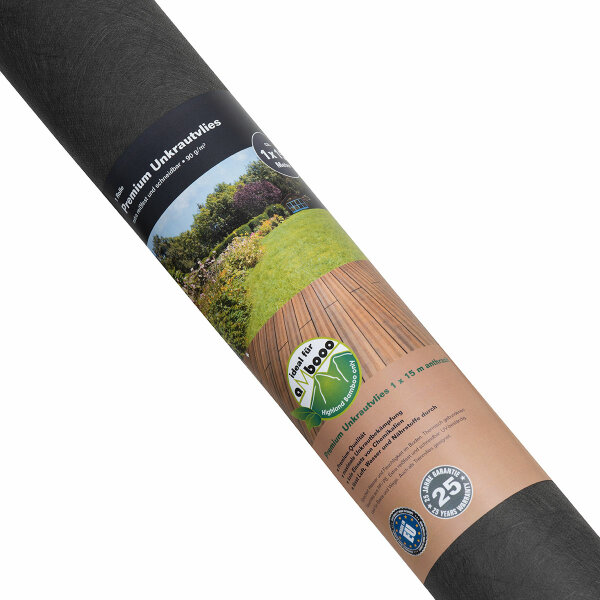 Unkrautvlies 90g/m&sup2;, 100 cm breit