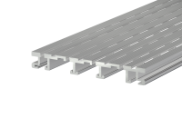 Terrassen Drainage Diele Aluminium 2000x150x20 mm