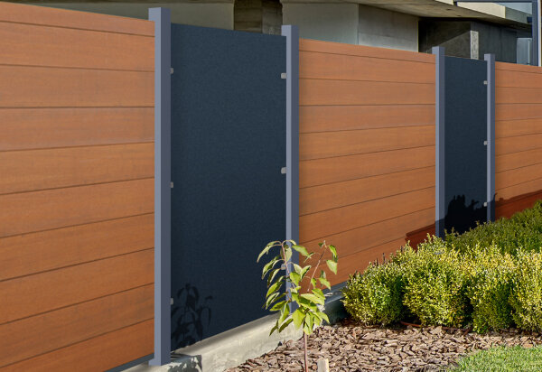 HPL Element, 1200 x 1830 x 6 mm, Anthrazit, f&uuml;r Alu...