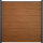 Steckzaun Paula - Golden Oak 180x180 cm