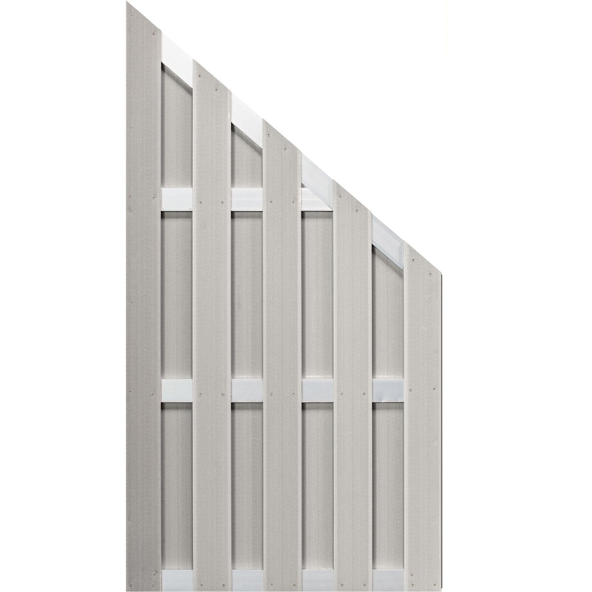 Lamellenzaun Grau/Silber, 99,90